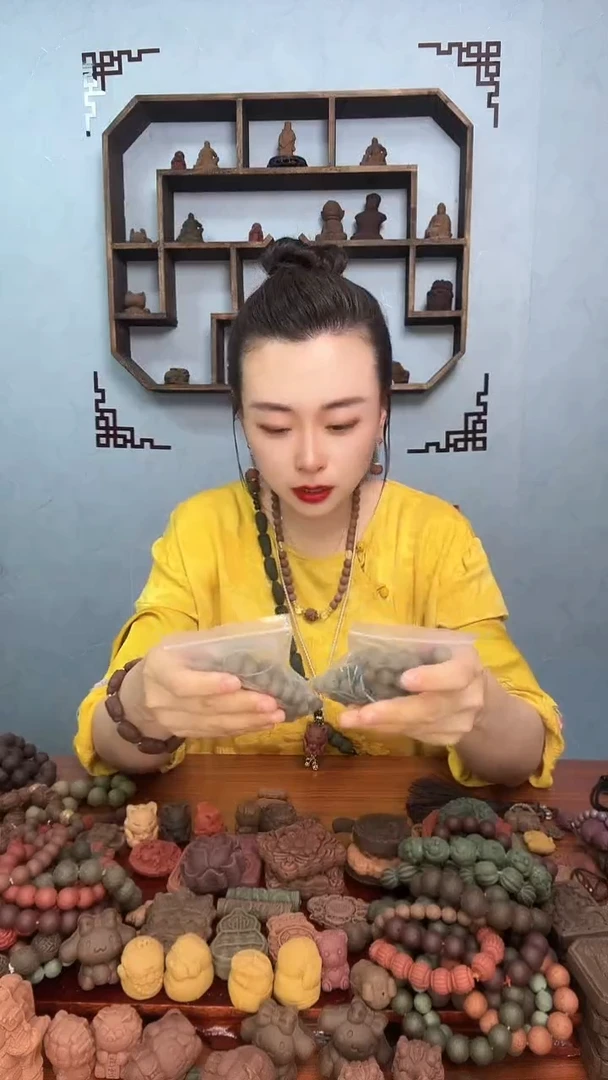 泥塑清水瑶散包珠