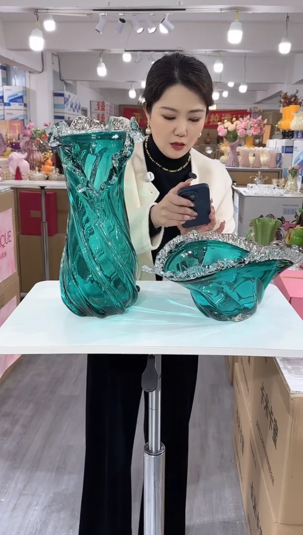 【闪购商品】琉璃泰新花器L-96一套
