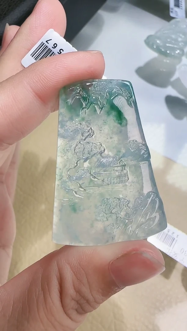 翡翠未镶嵌颈饰缅甸翡翠a货