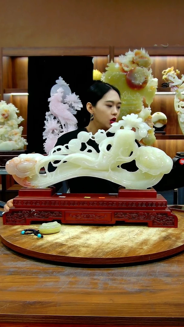 玉支*玉苗精品摆件家居摆件