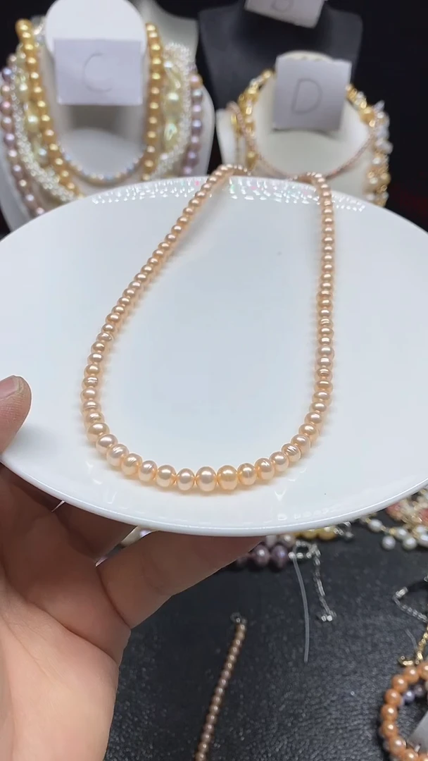 淡水珍珠未镶嵌颈饰多人