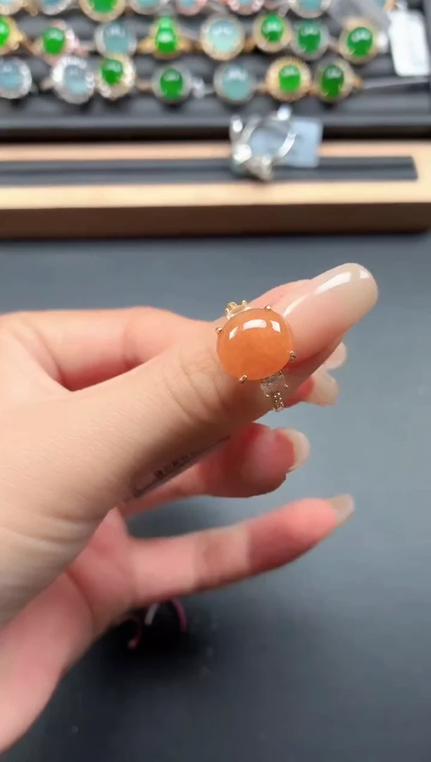 银S925镶嵌戒指翡翠11