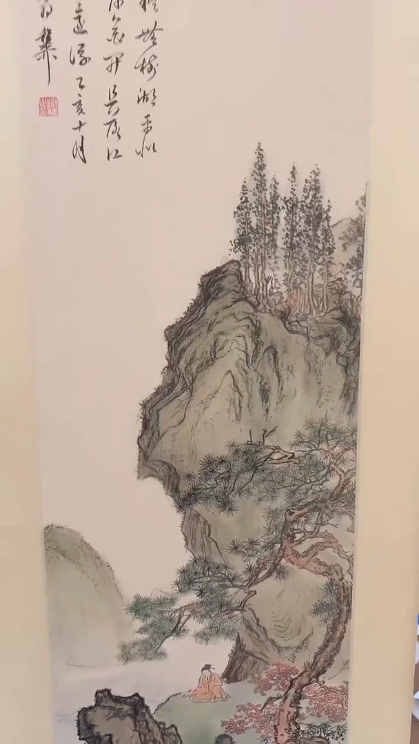 书法看*7-12-24谢老师4平尺国画轴作品