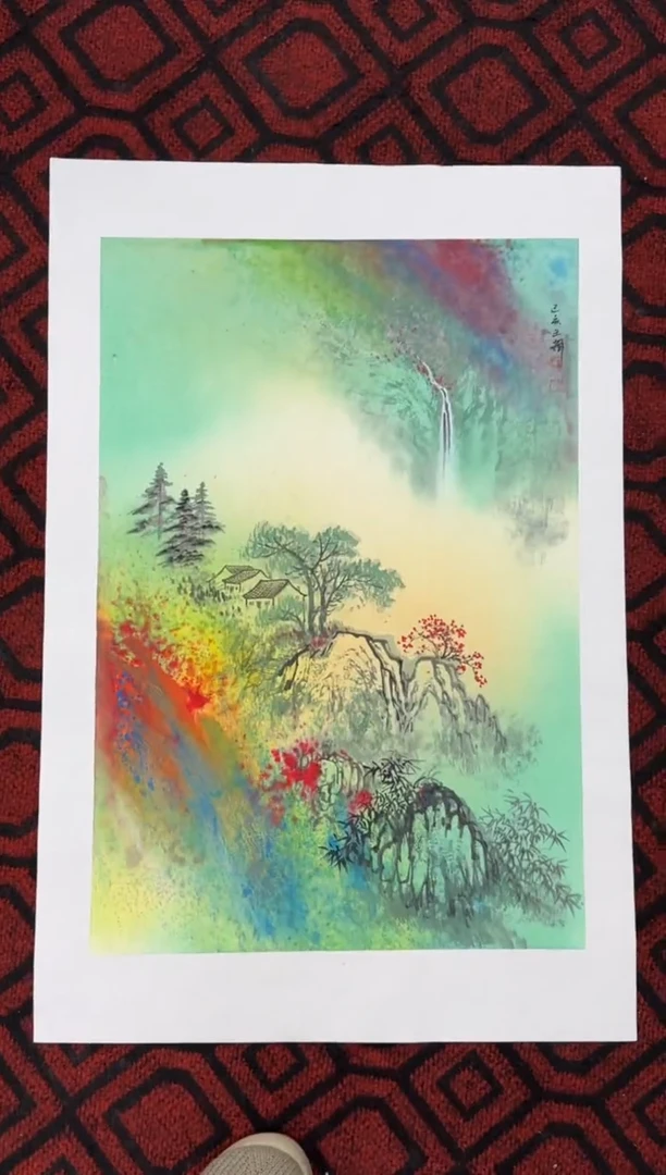 【闪购商品】国画国画绘画山水花鸟