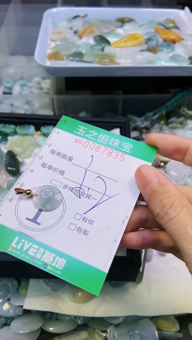 翡翠未镶嵌颈饰闪购0087835