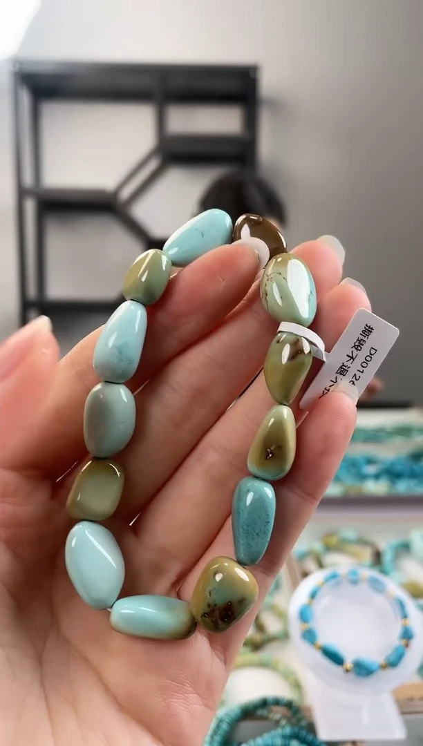 【闪购商品】绿松石珠宝奇石未镶嵌11+mm