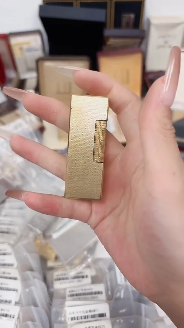 纯铜027登家四代金色编织纹