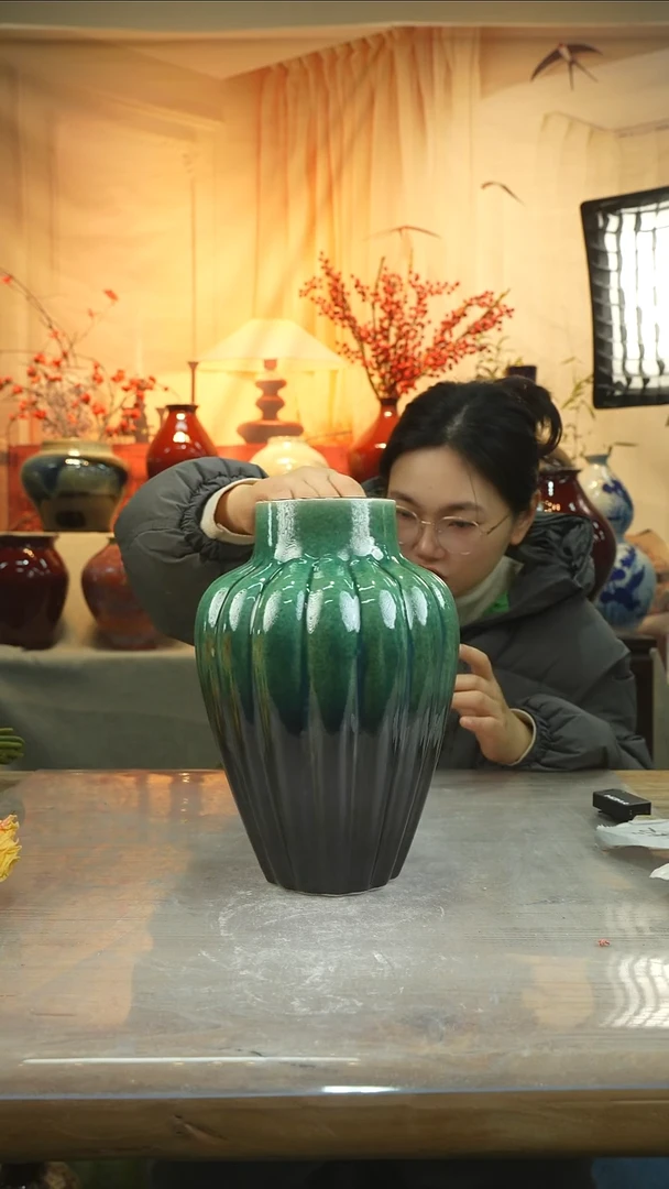 高28口10高温陶瓷花器