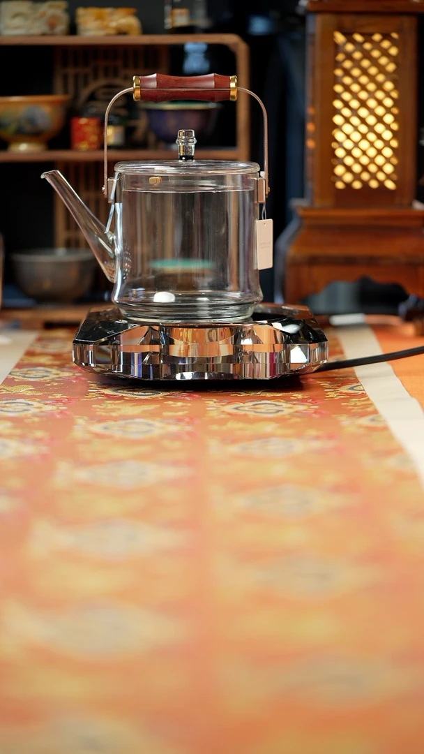 闪购 君若壶酸枝木滤片款+星璨水晶电陶炉