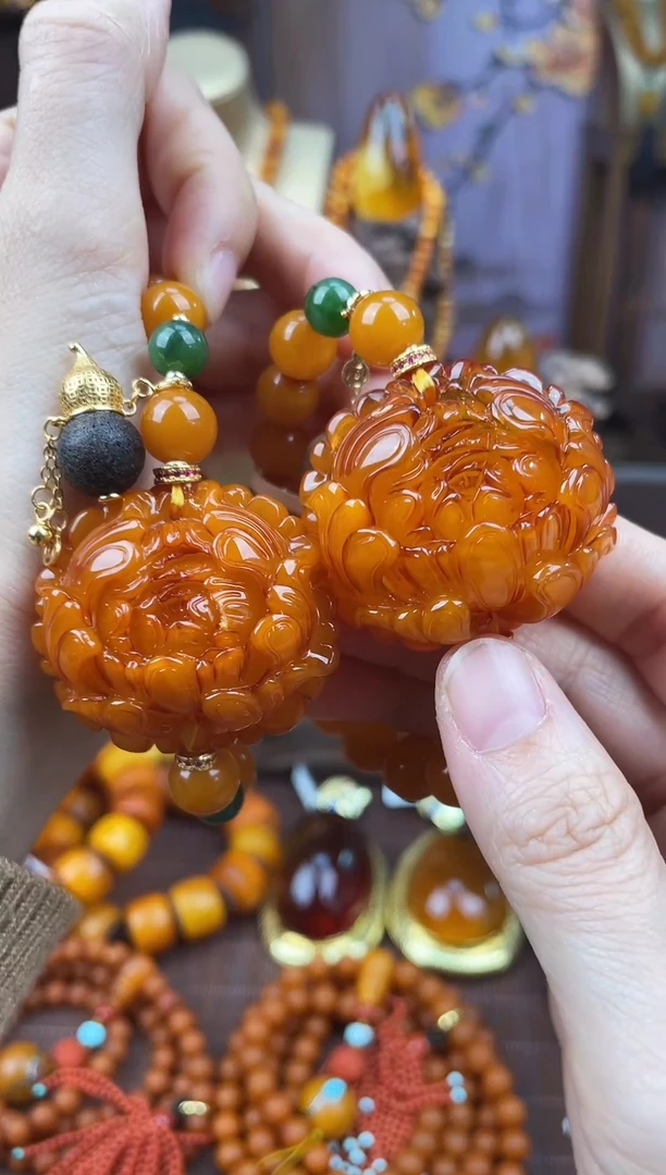 裸石琥珀未镶嵌多样性发货1，假一赔4（微瑕