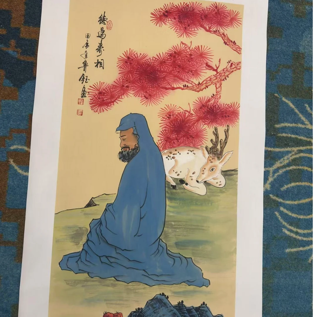 橱窗展示/墨润鑫海/鲁钰老师/国画/带证书授权书