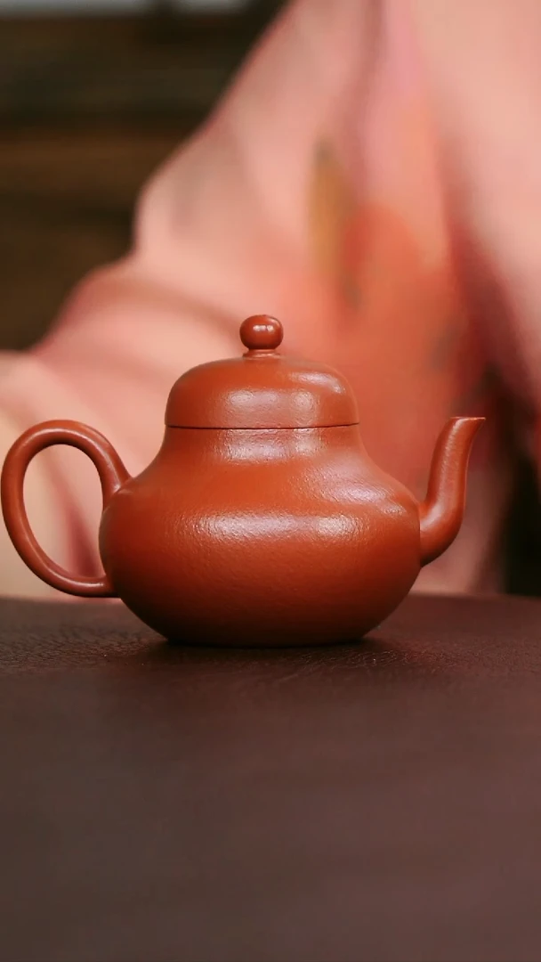 茶杯紫砂朱泥大红袍 思婷 田玲