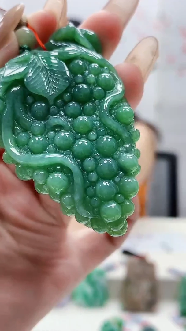 未镶嵌定制翡翠4852lr-毛货挂件51