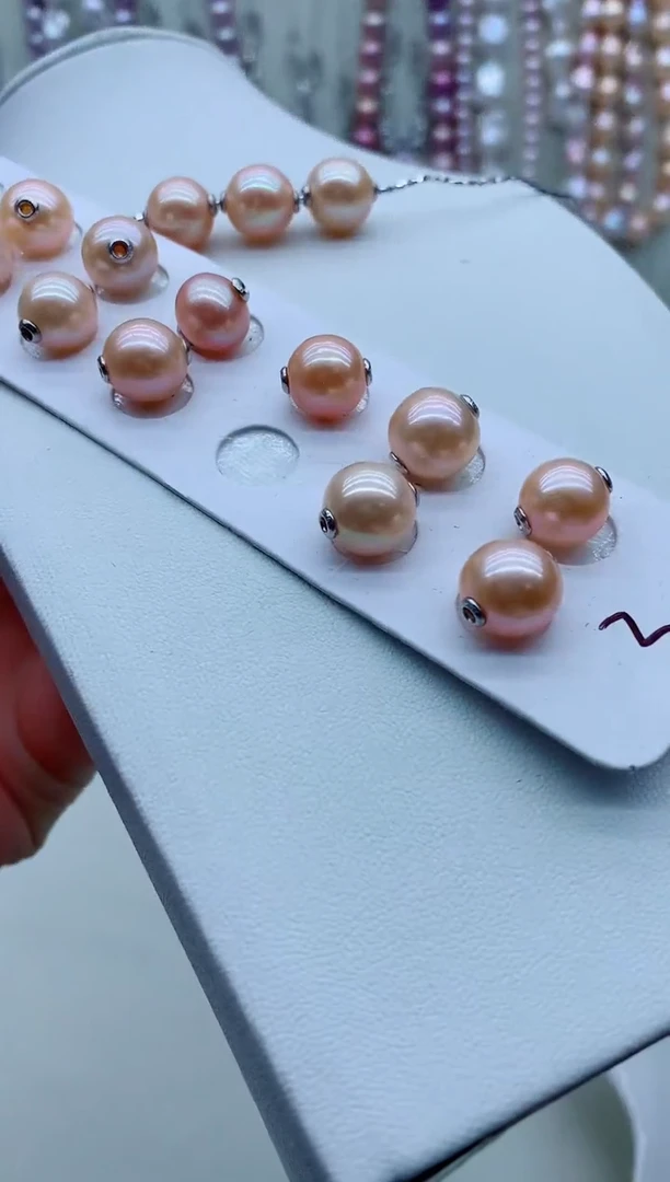 淡水珍珠银S925镶嵌吊坠(不含链)淡水珍珠吊坠多样性发其一