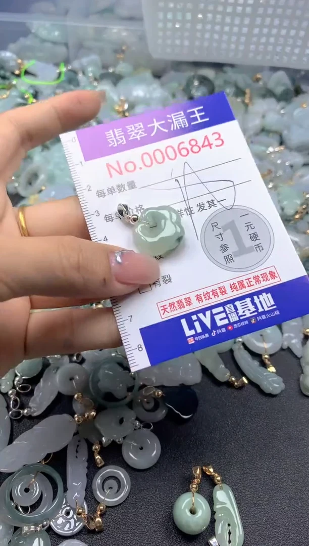 颈饰未镶嵌翡翠6843
