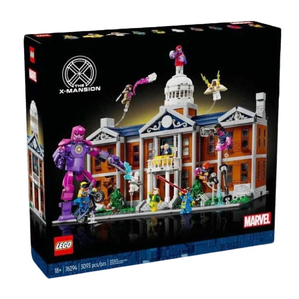 LEGO/乐高漫威系列76294 X战警：X公馆大楼男女孩益智拼搭玩具礼物