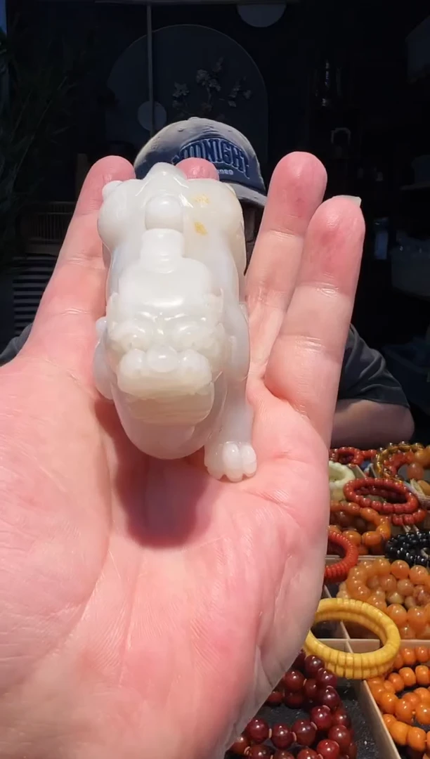 和田玉未镶嵌摆件摆件