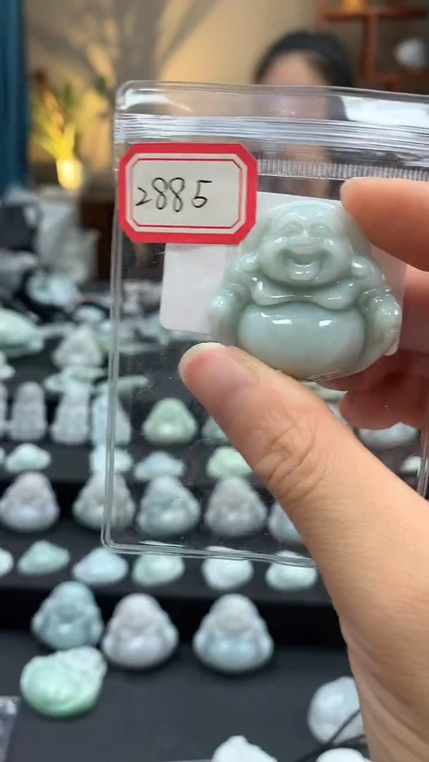 颈饰未镶嵌翡翠佛公2885