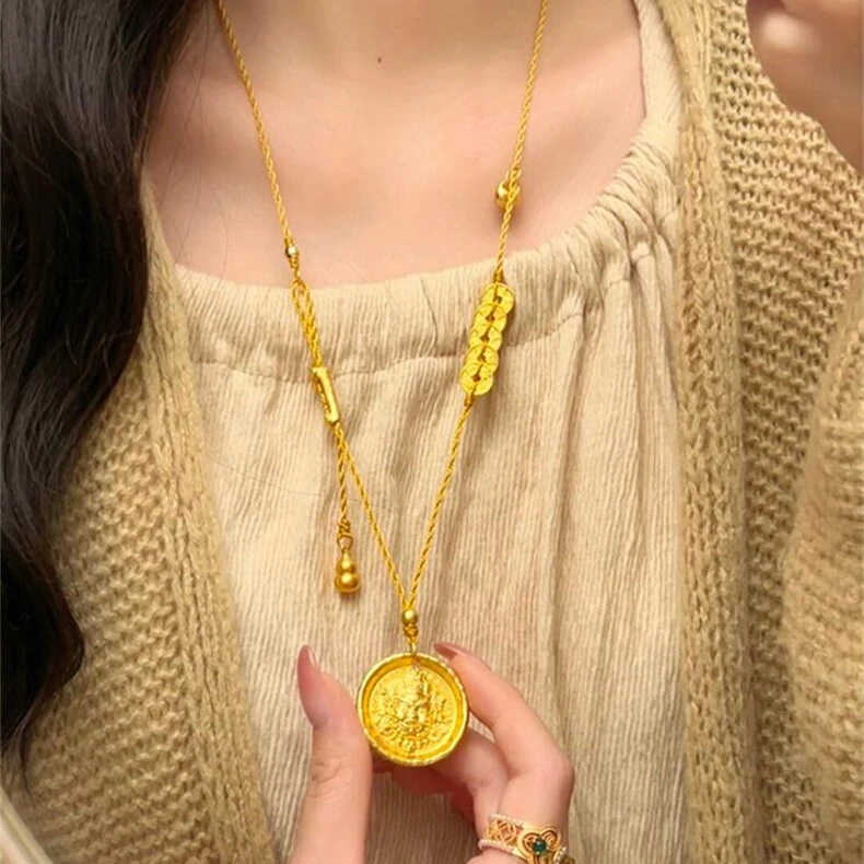 合金吊坠 项链 黄财神吊坠多样性发货 21252