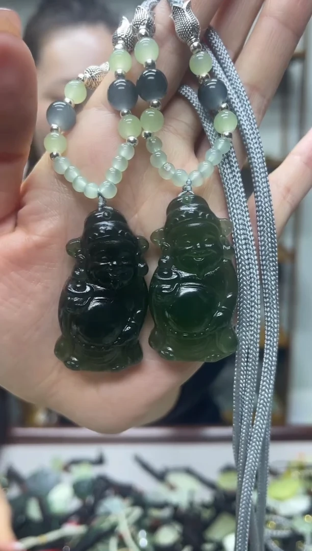 未镶嵌岫玉吊坠多样性发货*拍一发一