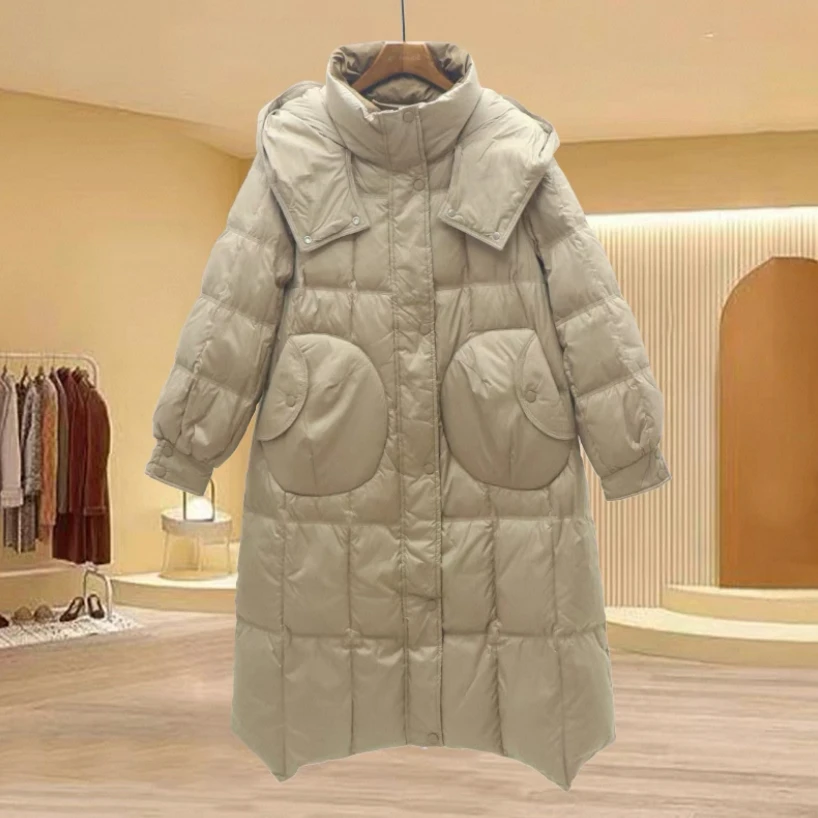 【影姐宠粉】专柜同售新款羽绒服外套长款气质贵气211