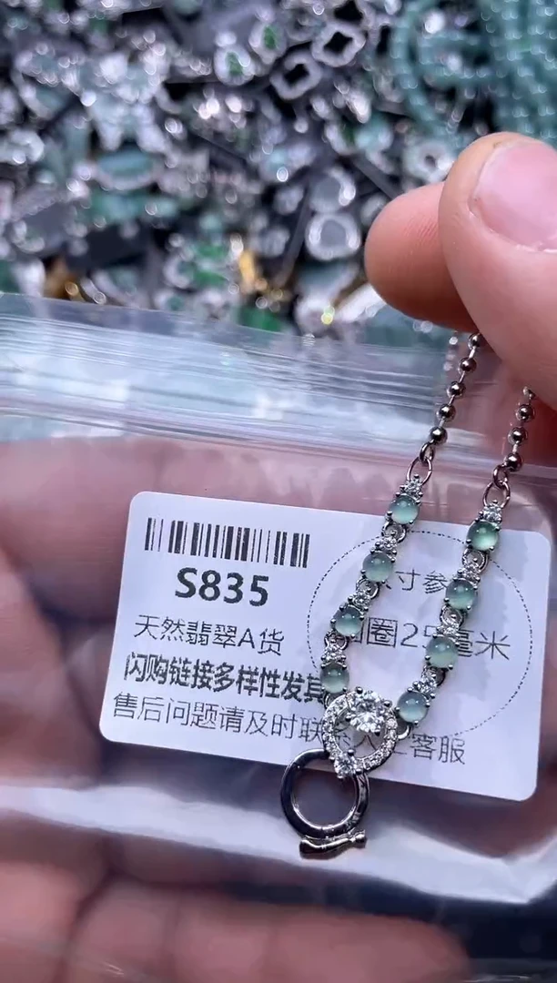 【闪购商品】翡翠颈饰未镶嵌S835项链