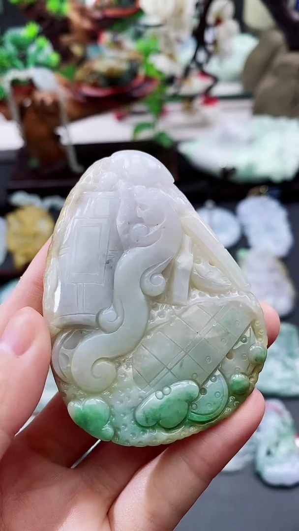 颈饰未镶嵌翡翠天然缅甸A货翡翠