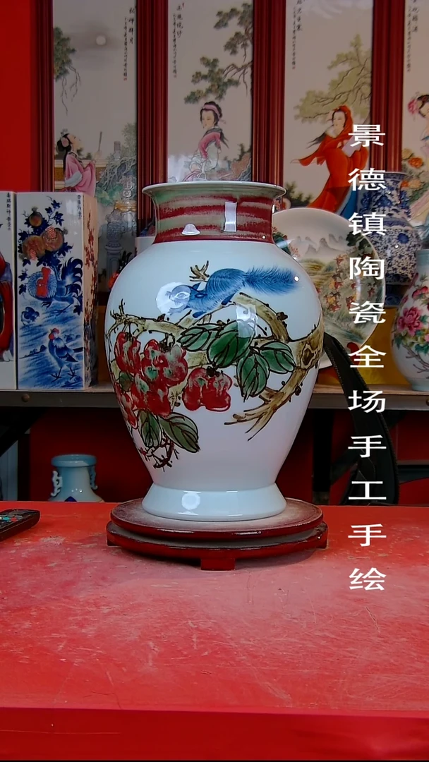 摆件景德镇陶瓷 全场手工手绘