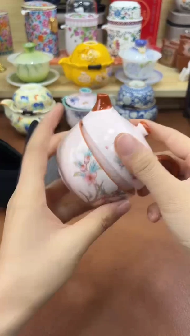 陶陶瓷茶具摆件旅行套组