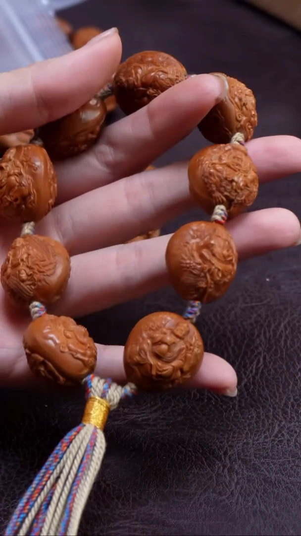 手串/手链橄榄核风**起骑兽十八罗汉