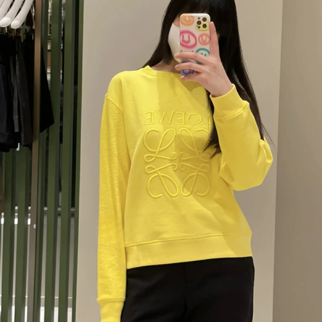 全新未使用 LOEWE/罗意威 积分-188/汤/P205639129/大logo卫衣