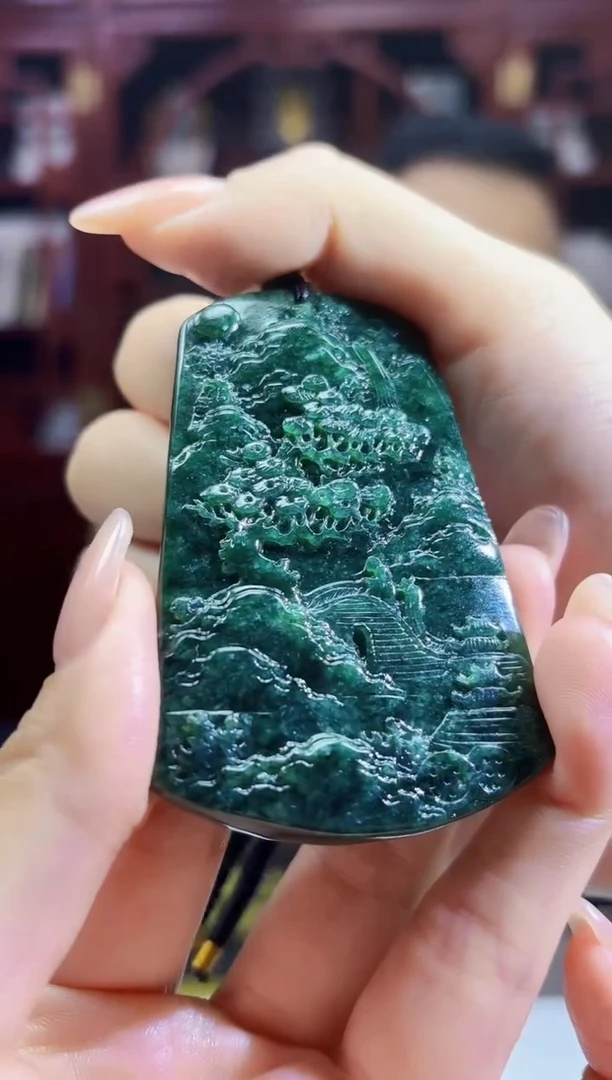 定制翡翠未镶嵌0708/Y/山水