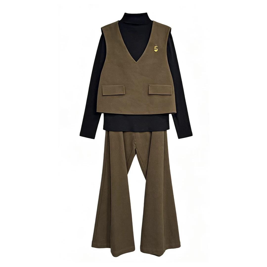 断码清仓-A100春秋时尚气质百搭套装