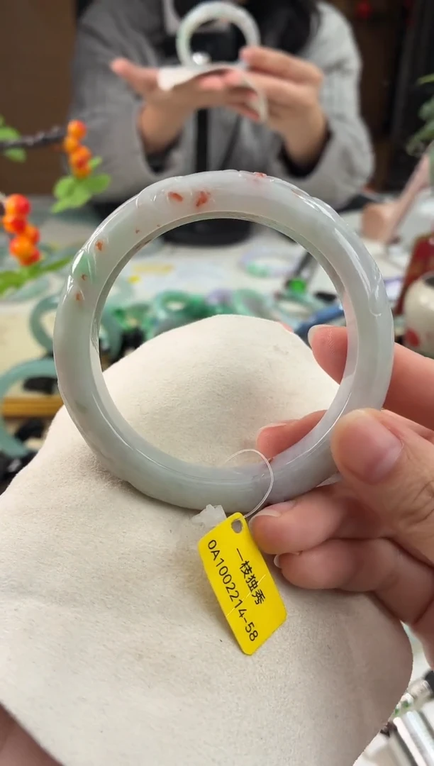 未镶嵌手镯翡翠26  翡翠手镯 58