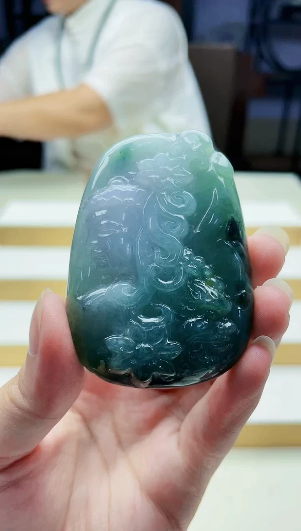 未镶嵌定制翡翠毛货09190148