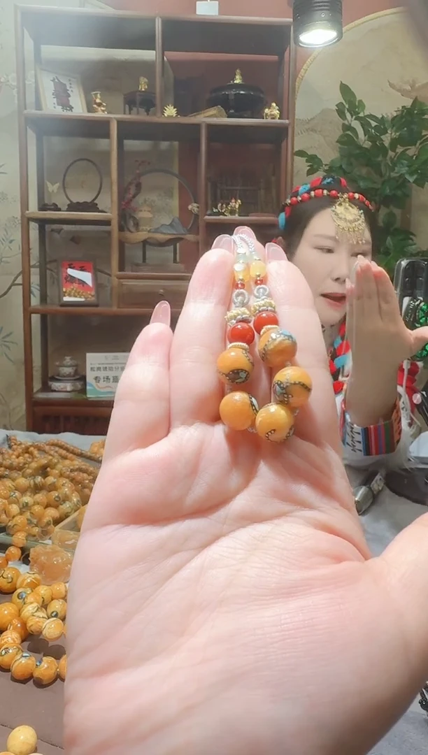 蜜蜡颈饰未镶嵌354天然蜜蜡珠宝奇石全都保真