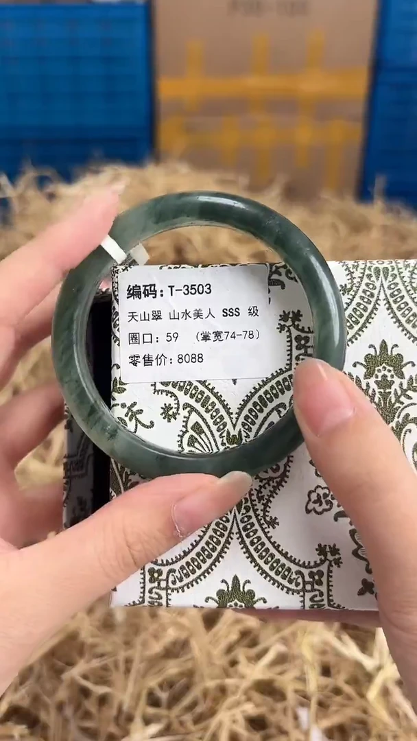 未镶嵌手镯石英质玉T-3503