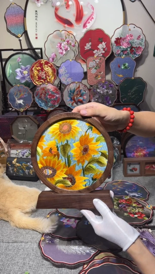 刺绣纯手工苏绣艺术品