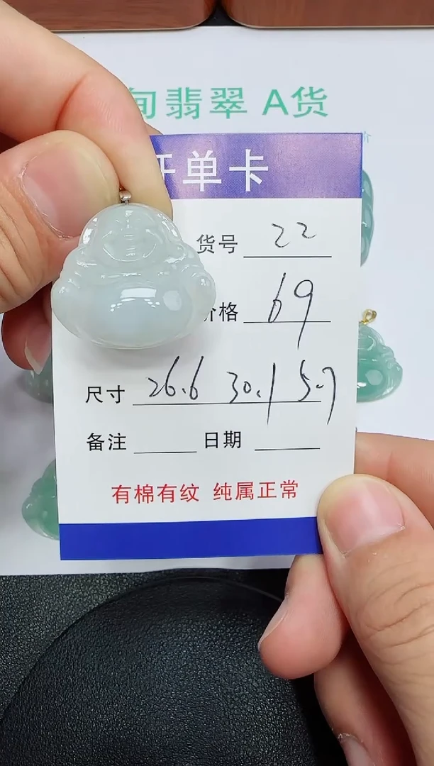 吊坠(赠链)未镶嵌翡翠22