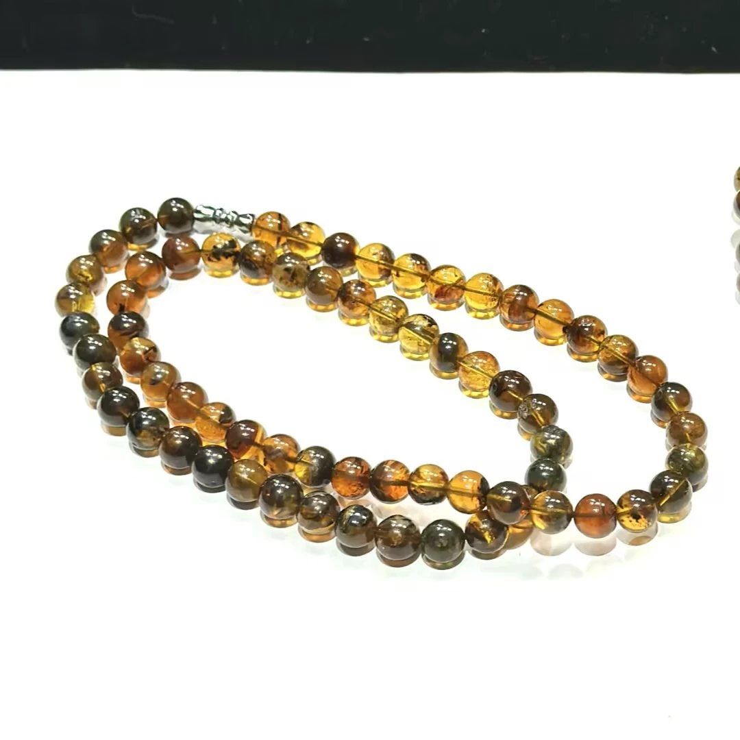 【ZX】琥珀项链-约8mm（多样性发其一）