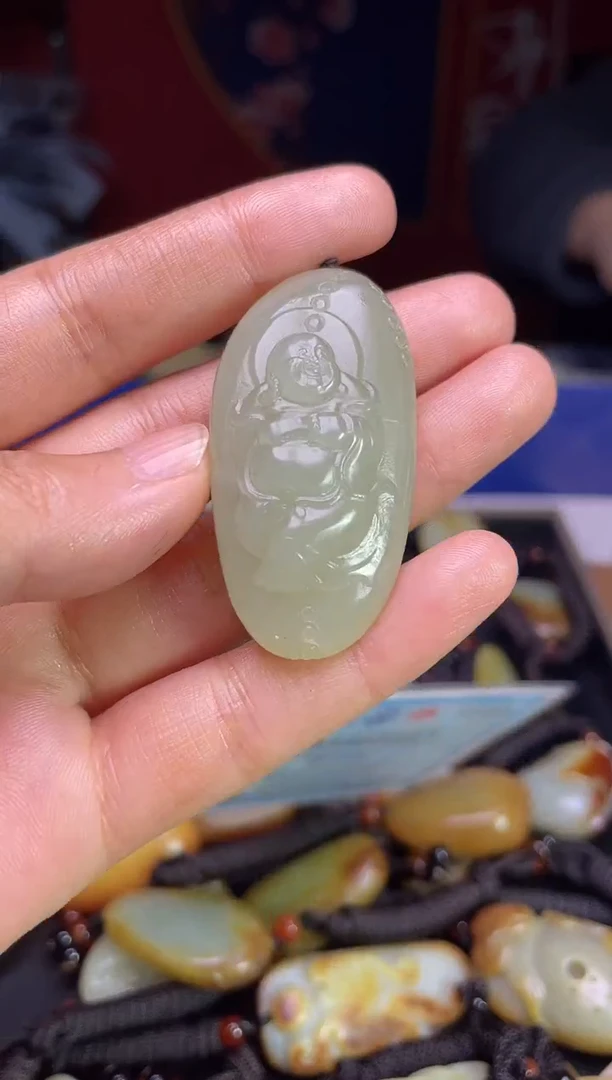 颈饰未镶嵌和田玉123