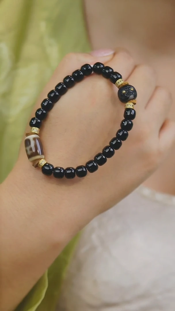 玛瑙/玉髓手串未镶嵌多样性发其一 宝瓶