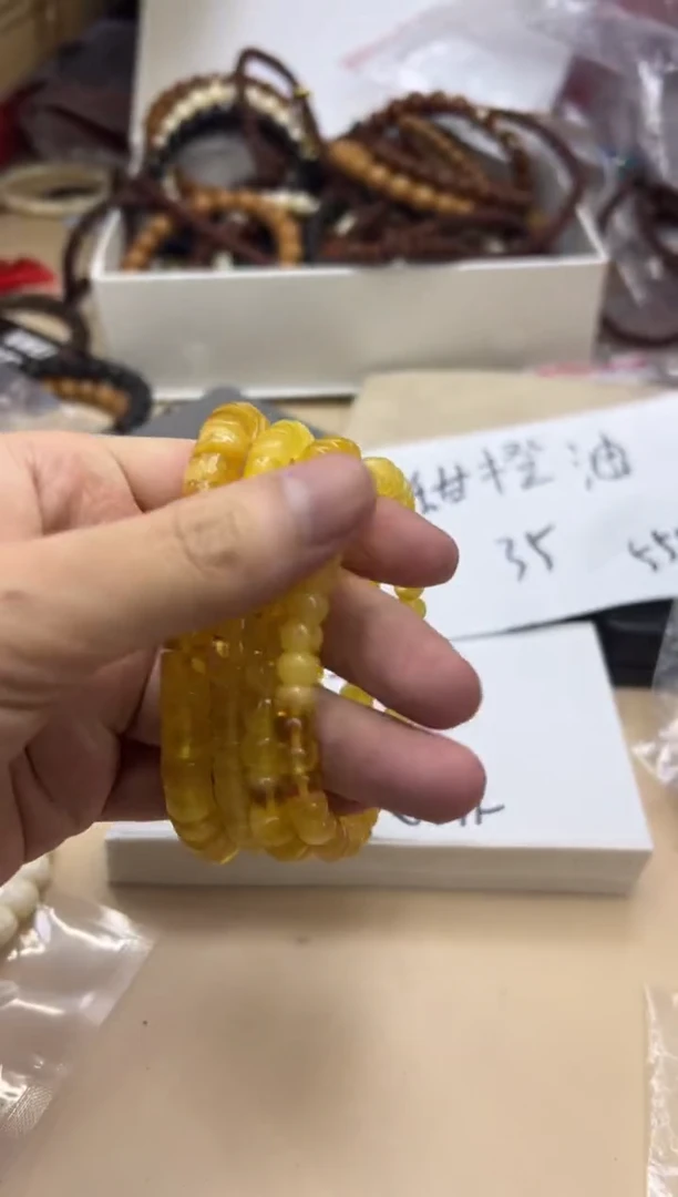 裸石蜜蜡未镶嵌082519 蜜蜡单圈