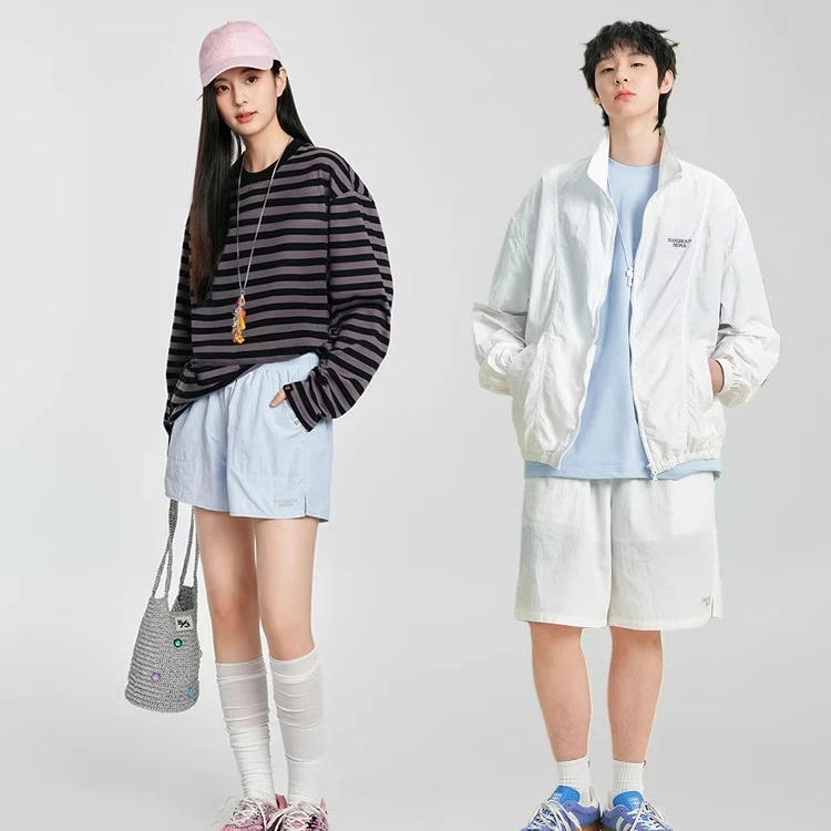 Dangerouspeople薛之谦dsp潮流运动直筒宽松梭织休闲短裤父亲节