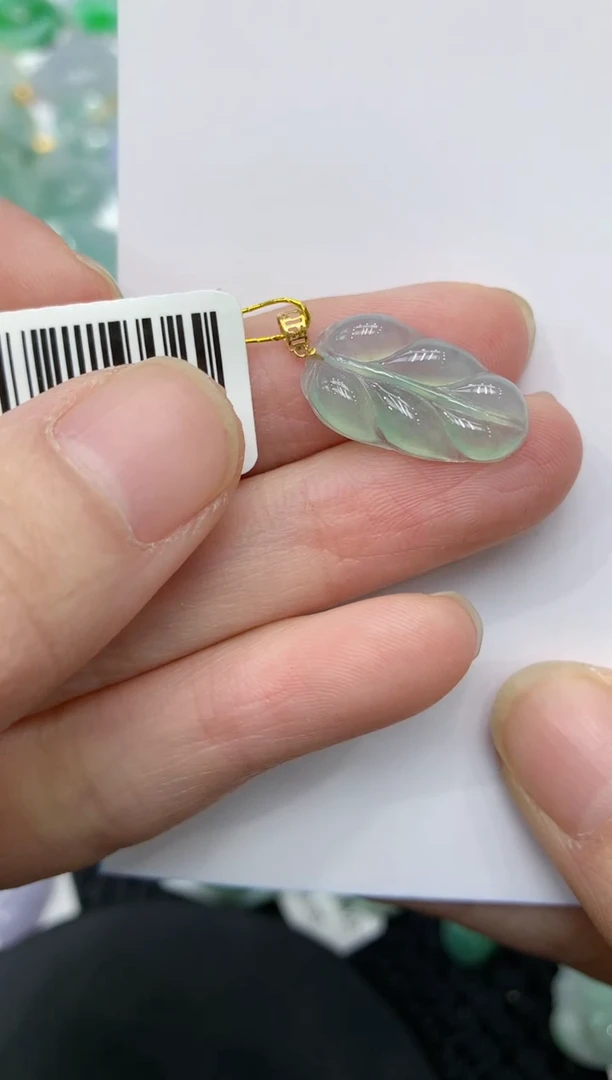 【闪购商品】翡翠颈饰18K金镶嵌11111111