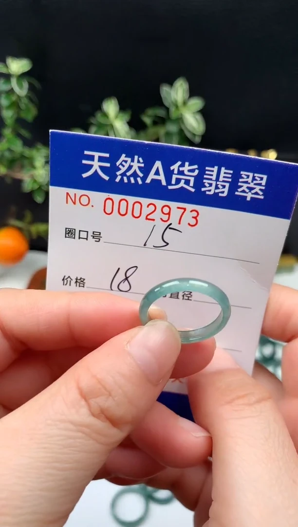 未镶嵌戒指翡翠15#