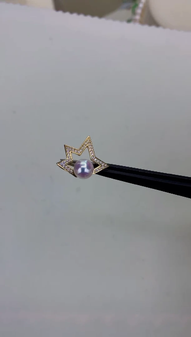 银S925镶嵌DA海水珍珠 GD055 吊坠 7