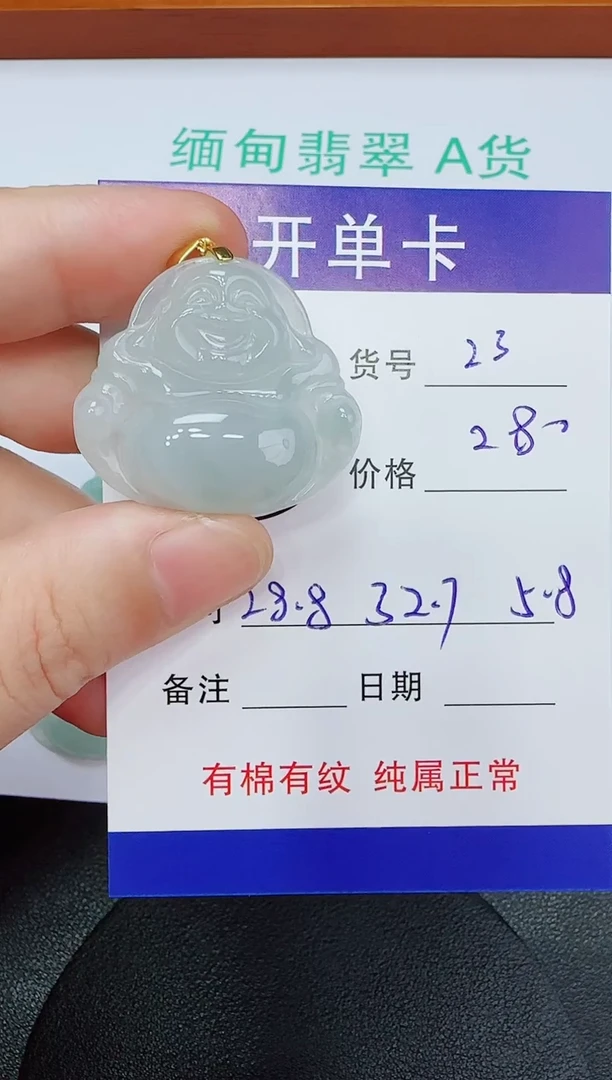 吊坠(赠链)未镶嵌翡翠23