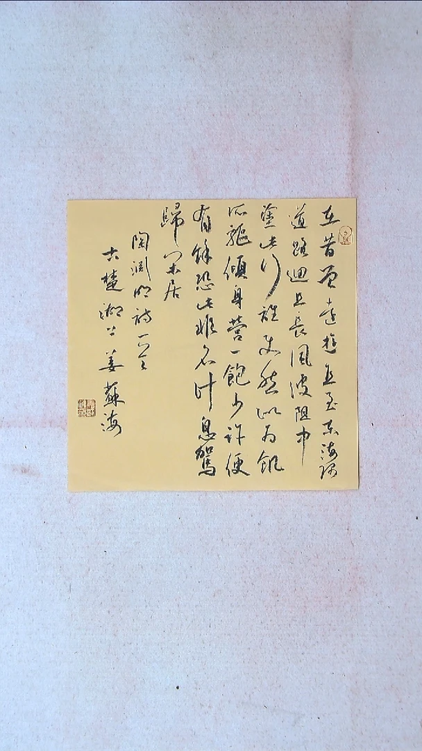 【闪购商品】书法姜苏海 江苏涟水 34*34一平尺