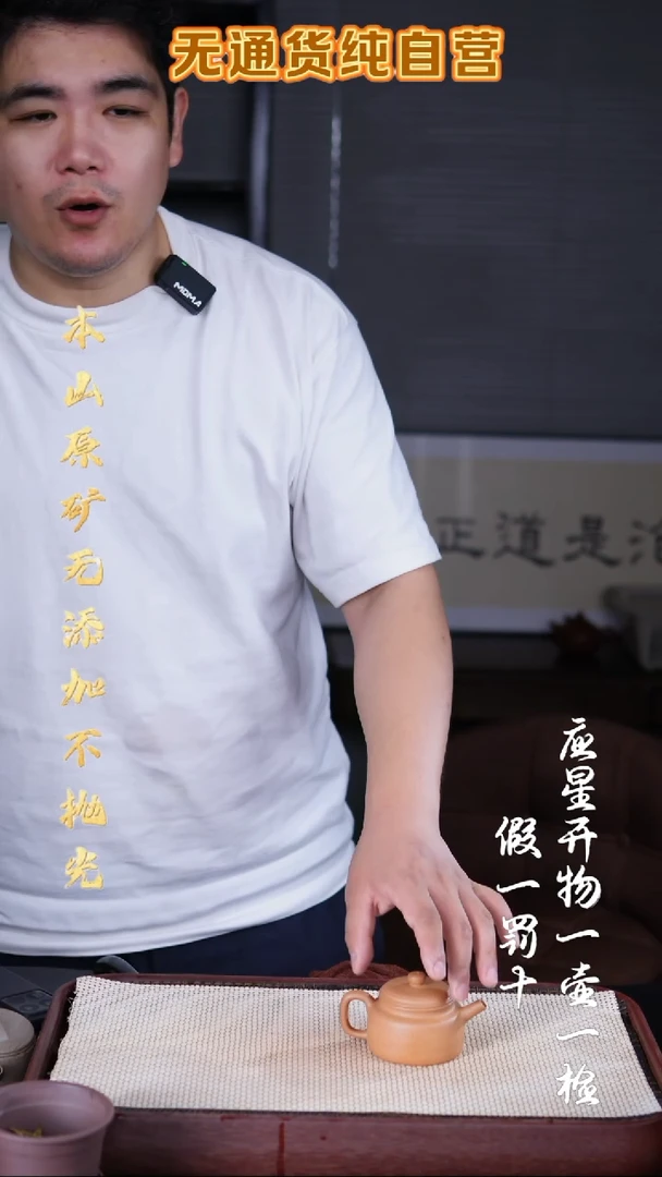 茶壶紫砂老宕口黄金段 大亨德钟 120cc